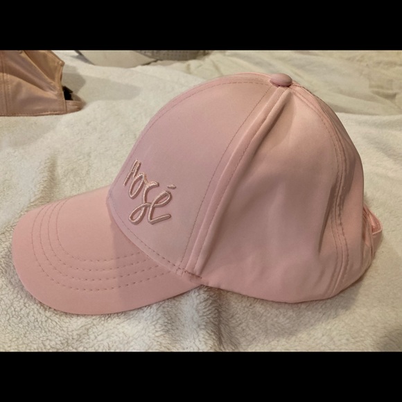 Light Pink Rose  Baseball Hat - Picture 2 of 5